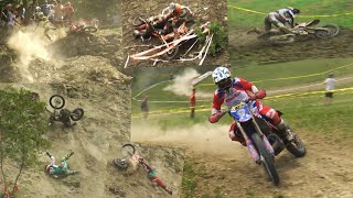 Enduro GP Italy 2024  The Show of the Fastest Riders in the World  Many Crashes amp Mud Party [upl. by Enelahs]