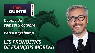 Pronostics Quinté PMU  100 Quinté du Samedi 5 octobre à ParisLongchamp [upl. by Nelleoj520]