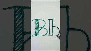 Alphabet Font Letter Bb  Font Letters shorts satisfying satisfyingvideo trendingvideo [upl. by Elva]