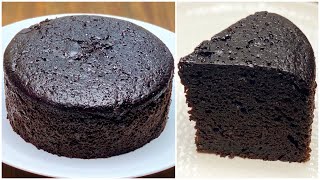 Eggless Chocolate Sponge Cake Recipe Without Oven  Basic Sponge Cake Recipe  Chocolate Sponge Cake [upl. by Godden]