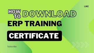 How to download CPWD ERP Training Certificate [upl. by Notniv]