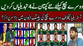 Pakistan’s Probable XI for 2nd ODI Against AustraliaPakistans dangerous playing 11 [upl. by Nancee]