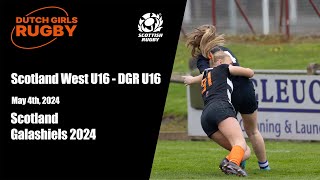 Scotland West U16  DGR U16  Galashiels 2024 [upl. by Kammerer]