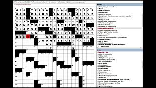 Los Angeles Times LAT Crossword Puzzle 06022024 [upl. by Doran]