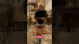 How to clean Reclaimed Wood Table from rcsuppliesonlinecom  Pt 2 [upl. by Petrick]