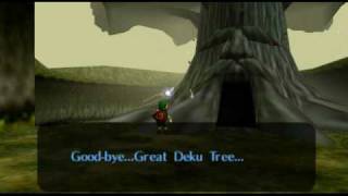 Legend of Zelda Ocarina of Time Walkthrough 02 13 quotLeaving Kokiriquot [upl. by Nrehtak458]