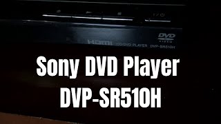 Sony DVD Player DVPSR510H [upl. by Ahseenak]