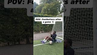 Footballers after a game be like…🤣⚽️ [upl. by Ynahteb786]