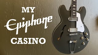 My 2021 Epiphone Casino ReviewDemo [upl. by Nahtaj]