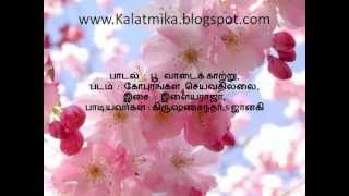 Poovaadai Kaatru Tamil Karaoke For Male Singers [upl. by Brandon]