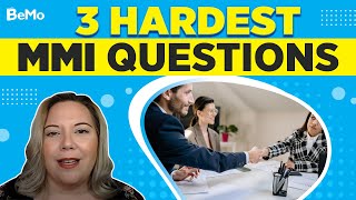 3 Hardest MMI Questions That Can Get You Rejected [upl. by Damali]