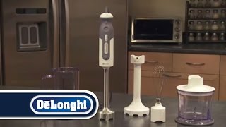 DeLonghi Triblade Hand Blender with Variable Speeds model DHB723 [upl. by Peh]