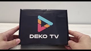 DEKO TV Pro  recenzja tunera DVBT2 z H265 HEVC [upl. by Yelmene327]