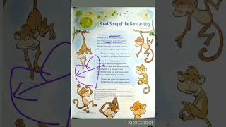 Chapter 12 Song of the Bandarlog Poem Class5 [upl. by Ardnoed]