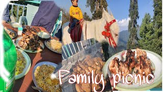 picnic vlog🍂 Finally picnic day with Family🤼‍♂️ Picnic food ideas🍗🍔picnic at Nathiagali Ayubia🏞🏝 [upl. by Dranyl]