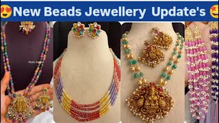 Today New Beads Jewellery Collections Updates 😍 Wholesale Prices🥳Wtsapp7013970153Free Ship [upl. by Aennil384]