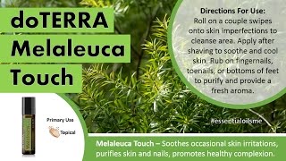 Top 3 Benefits Of doTERRA Melaleuca Touch [upl. by Nannarb]