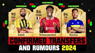 FIFA 25  NEW CONFIRMED TRANSFERS amp RUMOURS 🤪🔥 ft Tchouameni Salah Ramos etc [upl. by Bette-Ann]