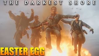 THE DARKEST SHORE EASTER EGG CoD WWII Zombies DLC 1  The Resistance [upl. by Llesig469]