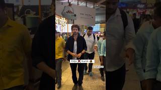 Kartik aryan n rashmika mandana spotted at airport arrival😍❤️kartikaaryan bhoolbhulaiyaa3 shorts [upl. by Nipha378]