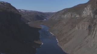 Gammelbollo Altademningen Alta Canyon Igloo Hotel Alta  Flying Over Norway [upl. by Anaeel473]