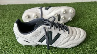 New Balance 442 V2 Pro FG Boots Review  On Feet amp Unboxing ASMR  New Balance Grey Days Pack 4K [upl. by Danika]