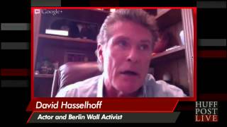 David Hasselhoff Remembers Singing On The Berlin Wall [upl. by Jojo]