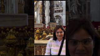 Great time at St Peter church Basilicaitaly rome [upl. by Ahsuatal]