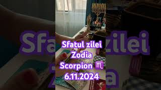 Sfatul zileizodia Scorpion ♏️ tarot horoscop cariera zodie dragoste scorpion [upl. by Etnuad74]