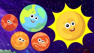 Planets Song Our Solar System  More Nursery Rhymes for Babies [upl. by Notle]