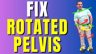 Fix A Twisted  Rotated Pelvis With One Corrective Exercise [upl. by Harvison]