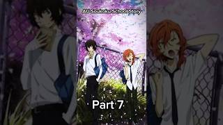 Soukoku school story part 7 shorts anime cosplay [upl. by Allertse711]