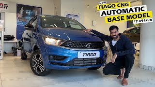 Base Model AMTUpdated New Tata Tiago CNG Automatic Finally Here  Review [upl. by Namzaj]