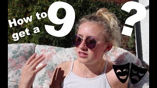 HOW I GOT A 9 IN DRAMA GCSE TIPS amp ADVICE [upl. by Ydennek]