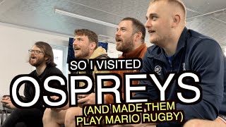 So I visited the Ospreys and made them play Mario Rugby [upl. by Norby]