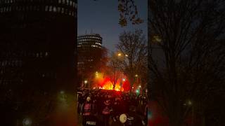 STURM GRAZ FANMARSCH in DORTMUND Borussia Dortmund  Sturm Graz BVBSTU Graz BVB SturmGraz [upl. by Atauqal]