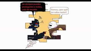 Ese tipo de mierda es la razón Comic errorink Fandub Español [upl. by Euqinor]