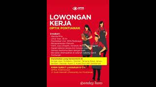 LOKER OPTIK PONTIANAK viralshort loker viralvideo lowongankerja lokerofficial shorts [upl. by Haduhey]