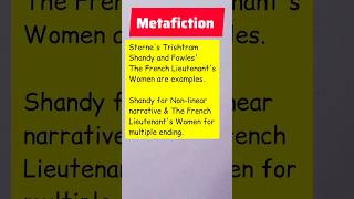 Metafiction shorts englisliterature literaryterms viralshorts [upl. by Pinchas]