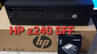 Sơ lược HP z240SFF Workstation [upl. by Margalo204]