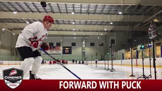 WHL Combine Forward With Puck [upl. by Pearson]