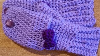 Crochet mittens  tutorial crochet gloves without fingers  tutorial in english [upl. by Skyla]