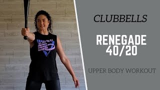 CLUBBELLS  24 Minute UPPER BODY Workout  Renegade 4020 Apartment Friendly [upl. by Hobart]