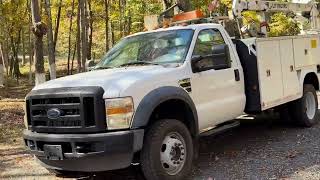 GovDeals 2008 Ford F550 4x4 Service Truck [upl. by Anwahsit]