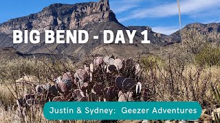 Big Bend  Day 1 Driving to Big Bend cashing water at Juniper Canyon and Homer Wilson [upl. by Nickie]