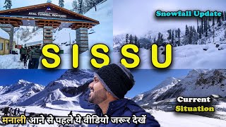 Sissu Himachal Pradesh  In January 2024  Manali Snowfall  Manali Today  Sissu Today [upl. by Ititrefen652]