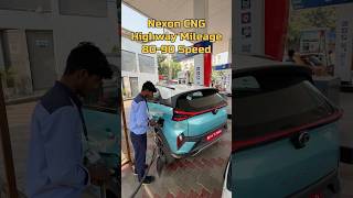 Nexon CNG 1 KG Mileage Test On Highway  This is Max Mileage [upl. by Eybbob157]