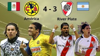 América 4  3 River Plate  Copa Libertadores 2008  Fase de grupos  Resumen completo [upl. by Ettelocin368]