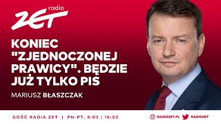 Mariusz Błaszczak Jestem gotowy przyjąć rolę szefa komitetu  Gość Radia ZET [upl. by Ellerrehc]