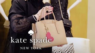 how to pack your margaux handbag  talking shop  kate spade new york [upl. by Tniassuot467]